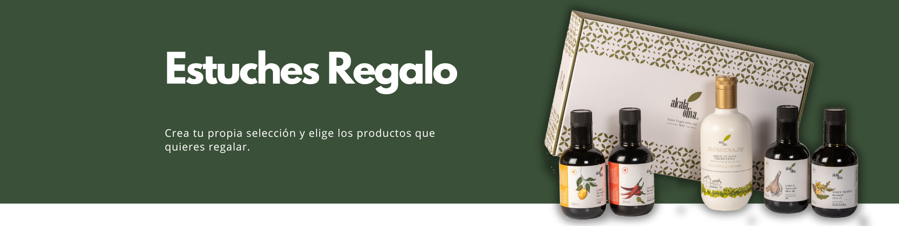 estuches regalo aceite de oliva virgen extra