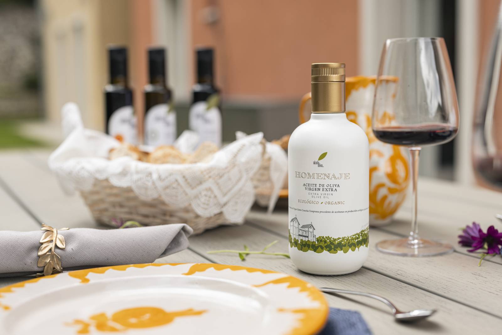 Aceite de Oliva Virgen Extra Ecológico Cosecha Temprana HOMENAJE 500ml - Imagen 2