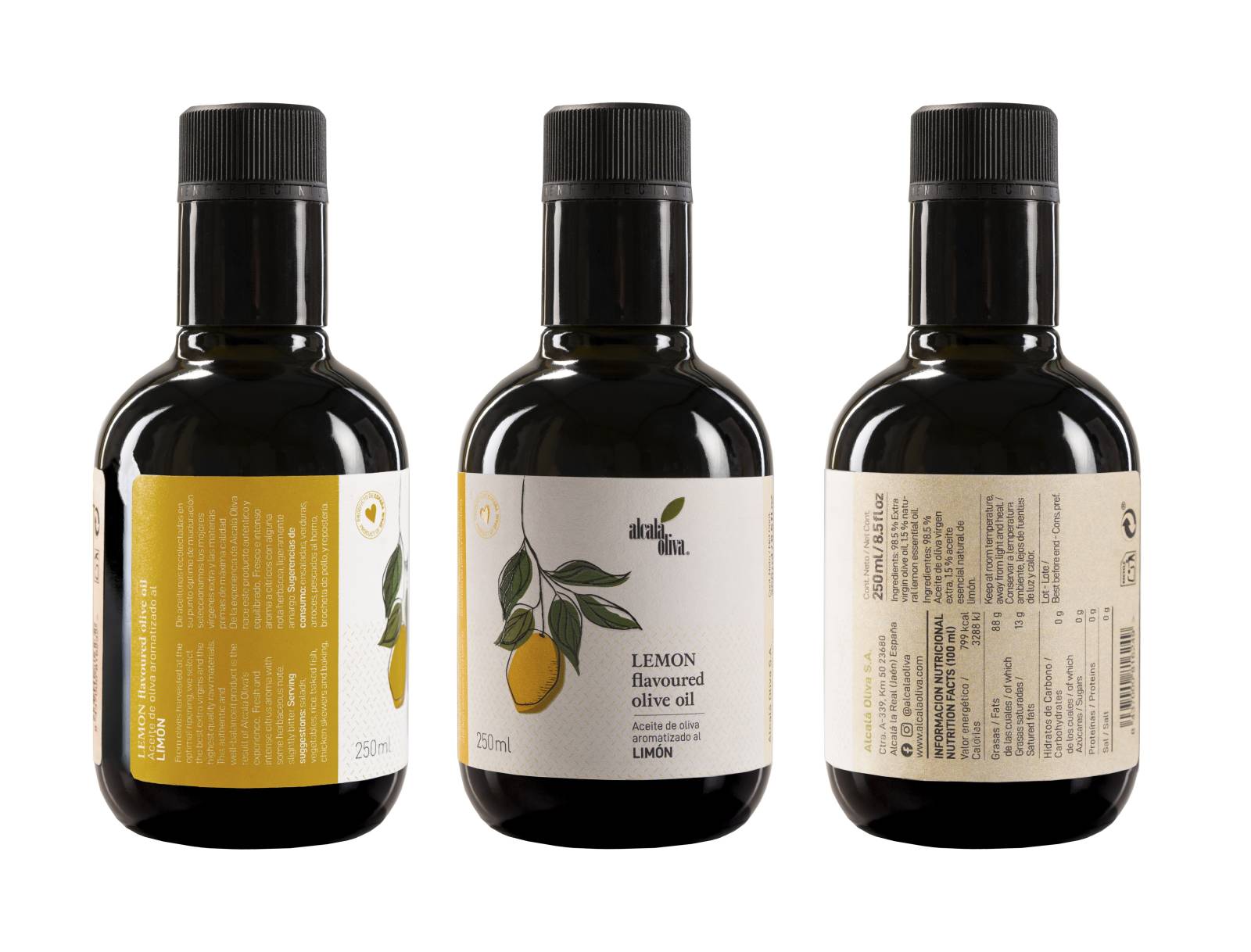 Aceite de Oliva aromatizado al Limón 250 ml - Imagen 3