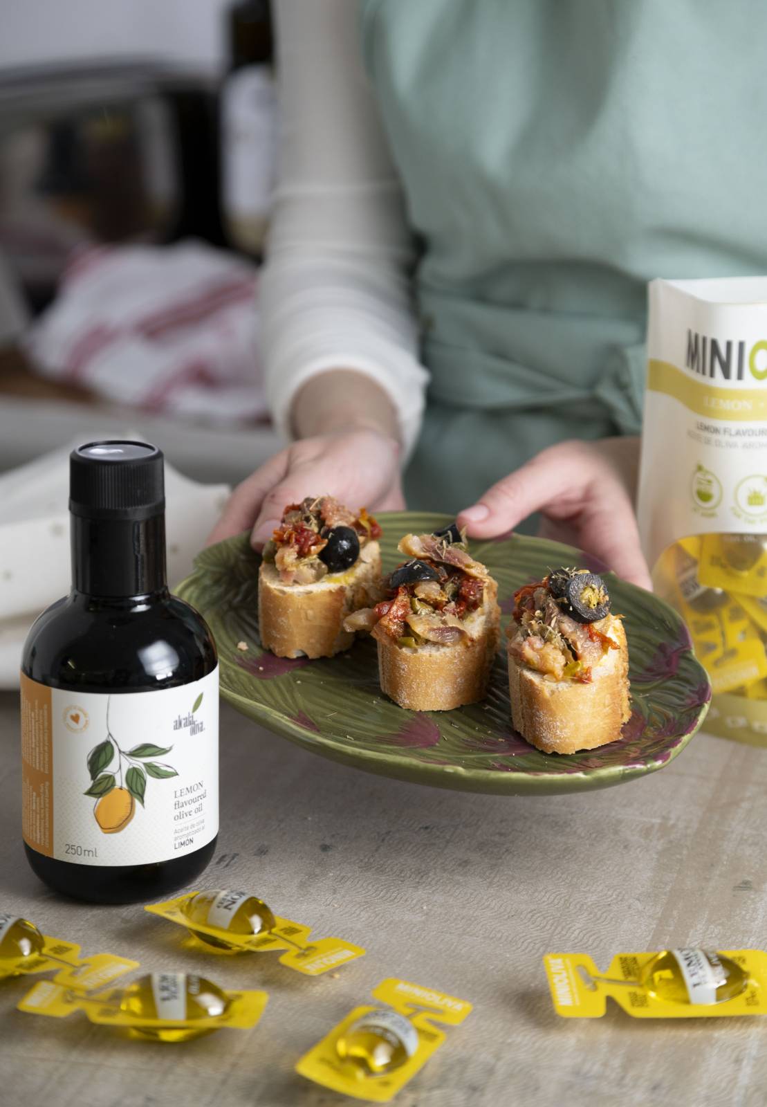 Aceite de Oliva aromatizado al Limón 250 ml - Imagen 2